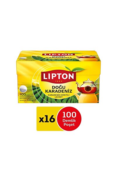 Lipton Doğu Karadeniz 100'lü Demlik - 16'lı Koli