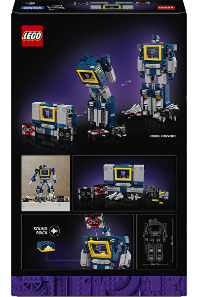 LEGO ® Icons Transformers: Soundwave 10358 - 18+ Yapım Seti (1505 Parça)