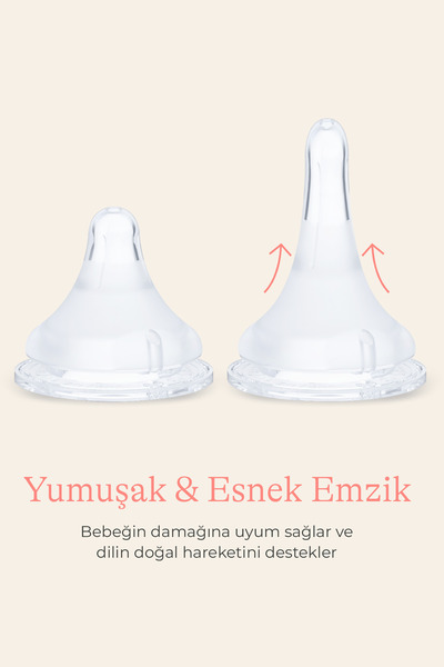 Lansinoh 2 X 330 ml Biberon ve NaturalWave® Biberon Emziği (6 Ay+)