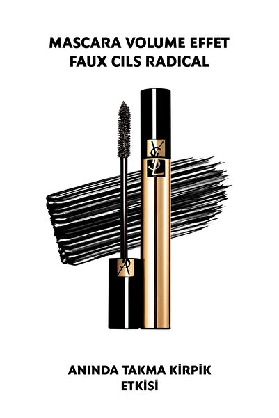 Yves Saint Laurent Mascara Volume Effet Faux Cils Radical Siyah Maskara 1-bla...