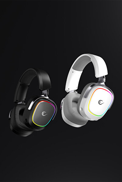 Rampage RETSU Kablosuz 2.4G+ Bluetooth Deri Protein Earpad Mikrofonlu Oyuncu Kulaklığı
