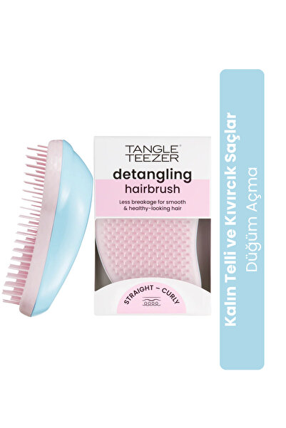 Tangle Teezer Η αυθεντική βούρτσα-χτένα μαλλιών Cronflower Charm για χοντρά μ...