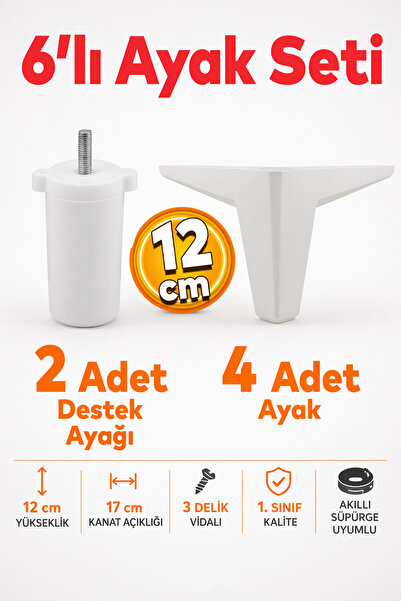 Badem10 Cedar Σετ 6 Έπιπλα Μονάδα τηλεόρασης Καναπές-Κρεβάτι Πολυθρόνα Καναπέ...