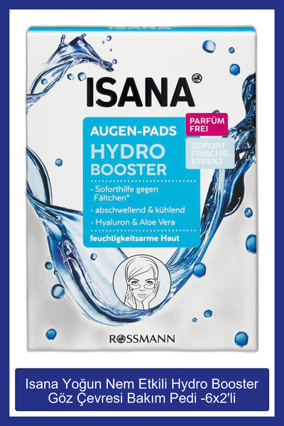 ISANA Yoğun Nem Etkili Hydro Booster Göz Çevresi Bakım Pedi -6x2'li