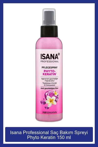 Isana Professional Professional Saç Bakım Spreyi Phyto Keratin 150 ml
