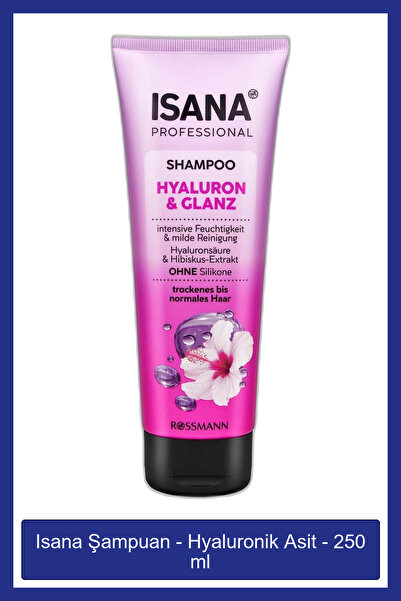Isana Professional Şampuan - Hyaluronik Asit - 250 ml