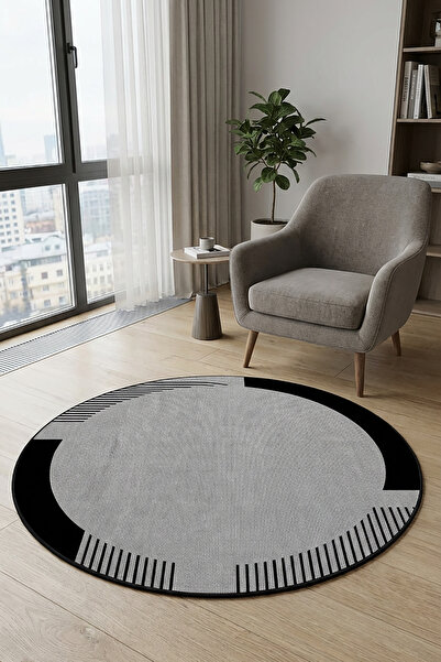 Decomia Home Ψηφιακό αντιολισθητικό χαλί σαλονιού που πλένεται με εμφάνιση γι...