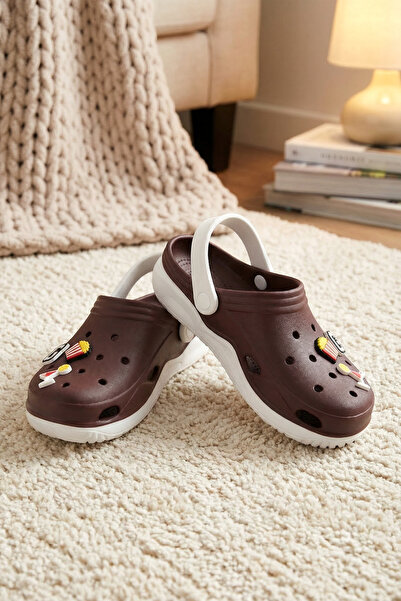 DARK SEER Γυναικεία Σανδάλια Παντόφλες DS Monapi.Ste Βουργουνδίας Λευκά Ορθοπ...