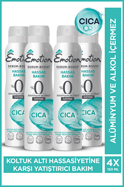 Emotion Serum Boost CICA Hassas Bakım Kadın Sprey Deodorant Alüminyum&Alkol İ...
