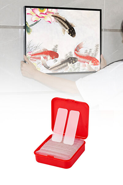 omilife Nano Çift Taraflı Bant 60 Parça Güçlü Yapışkan Duvar Halı Organizer M...