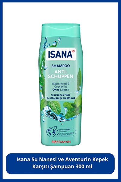 ISANA Su Nanesi Ve Aventurin Kepek Karşıtı Şampuan 300 ml