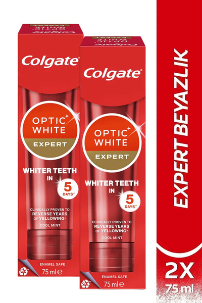 Colgate Optic White Expert White Beyazlatıcı Diş Macunu 75 ml x 2 Adet