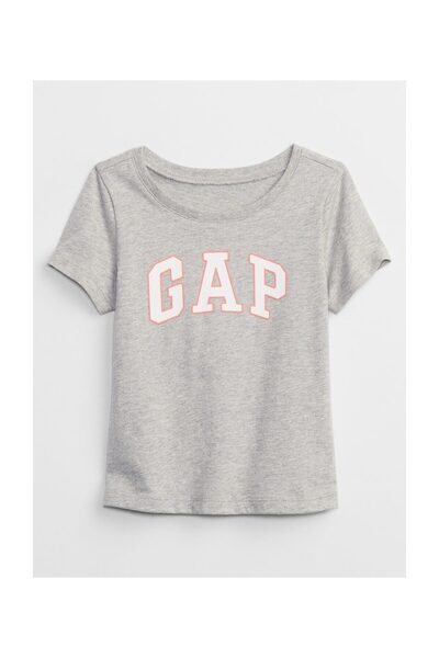 GAP Μπλουζάκι μωρού με στάμπα ανοιχτό γκρι 459909001-A