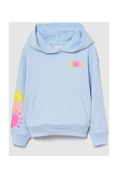 GAP Φούτερ ΚΟΡΙΤΣΙΣΤΙΚΟ Μέγεθος S Γαλάζιο 402 V2color52 52% Βαμβάκι