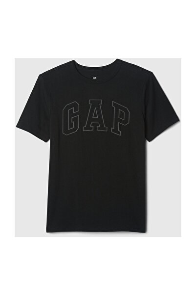 GAP V-Bass Ss Logo Tee Μαύρο αγόρι μπλουζάκι 708370004 322874423