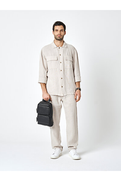 Pierre Cardin Μαύρη ανδρική τσάντα ώμου με ρυθμιζόμενο λουράκι ώμου και κλείσ...