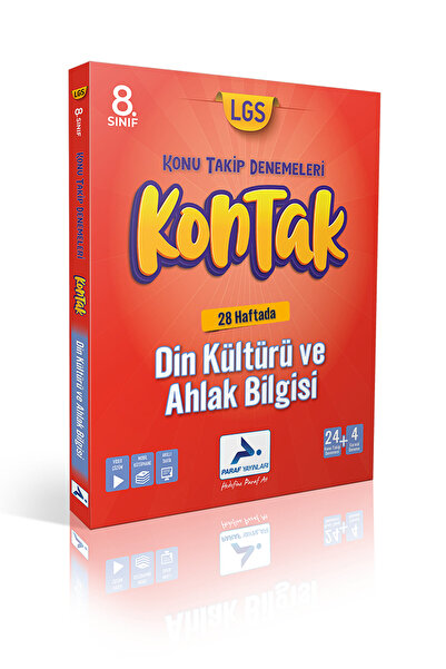 paraf yayınları 8. Sınıf Din Kültürü Kontak Konu Takip Denemeleri Yeni Nesil ...
