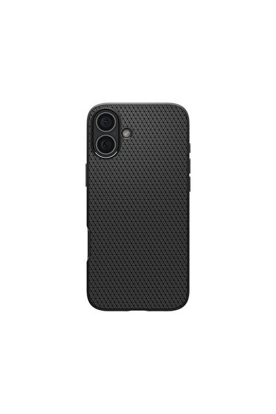iPhone 16 Kılıf Liquid Air Matte Black - ACS08194