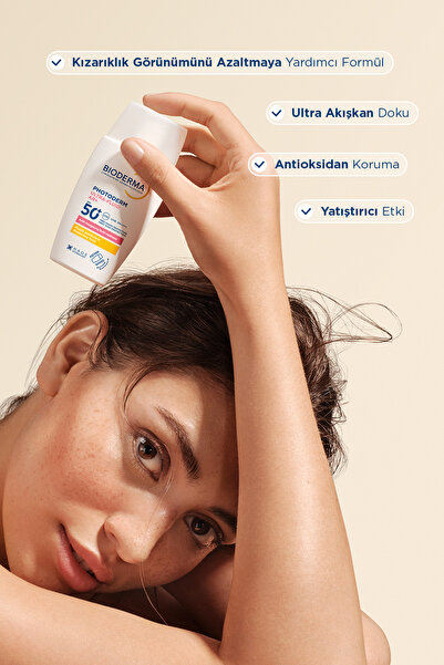 Bioderma Photoderm AR+ Ultra-Fluid SPF50+ Kızarıklık Karşıtı Yüksek Korumalı Akışkan Yüz Güneş Kremi 40ml