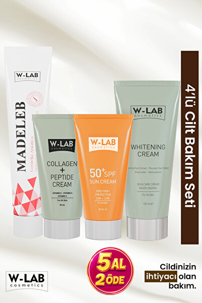 W-Lab Cosmetics Cilt Bakım Seti 4 Lü Süper Set