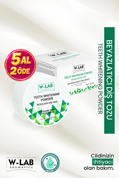 W-Lab Cosmetics Whitening Tooth Powder 75 Gr