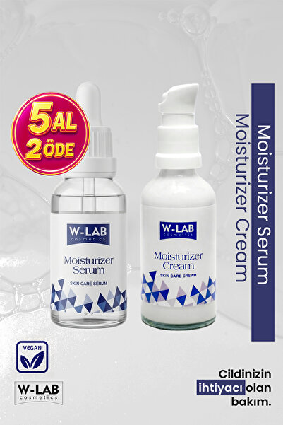 W-Lab Cosmetics Moisturizer Krem Moisturizer Serum Set