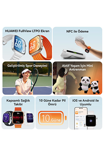 Huawei Watch Fit 5 Pro Akıllı Saat - Beyaz