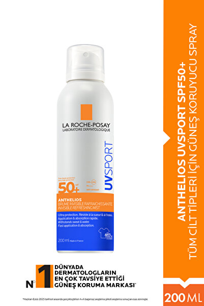 La Roche Posay Anthelios UVSPORT SPF50+ Ultra Güçlü Güneş Koruyucu SPRAY 200 ml