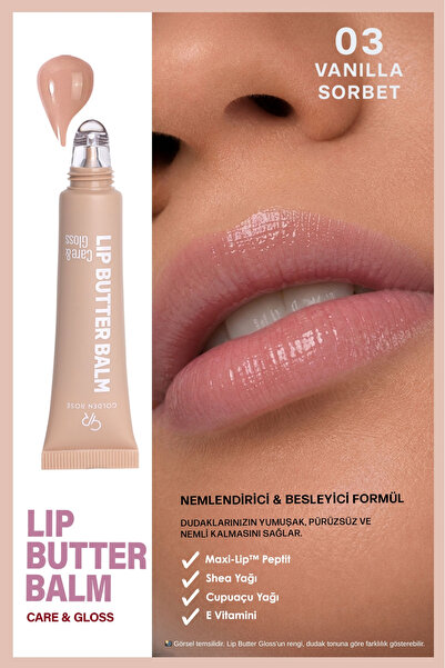 Golden Rose Lip Butter Balm No: 03 Vanilla Sorbet - Nemlendirici ve Parlatıcı...