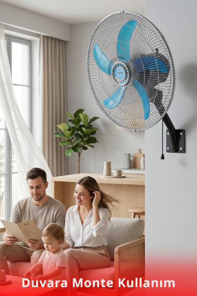 Aprilla AFAN-7473 Endüstriyel Fan | 3’ü 1 Arada & 50 cm & 3 Kademe & Salınım
