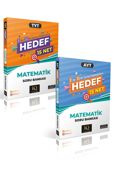 paraf yayınları IQ Yayınları TYT AYT Matematik Hedef 15 Hedef Soru Bankası Seti