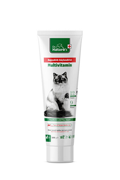 Dr. Nature's Kedi Multivitamin Maltı 100 gr – Taurinli Günlük Bağışıklık ve V...