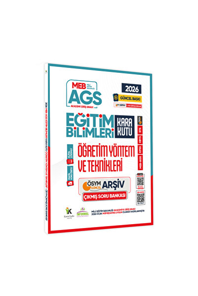 İnformal Yayınları 2026 MEB AGS Eğitim Bilimlerinin Kara Kutusu ÖĞRETİM YÖNTE...