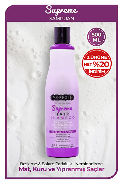 Morfose Supreme Saç Şampuanı 500 ml - Besleme, Bakım ve Parlaklık