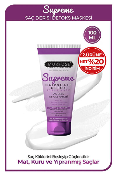 Morfose Supreme Saç Derisi Detox Maskesi 100 ml - Besleme