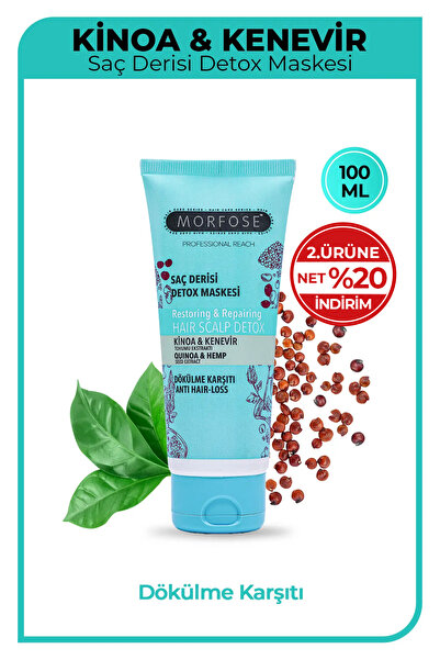 Morfose Kinoa Saç Derisi Detox Maskesi 100 ml - Dökülme Karşıtı