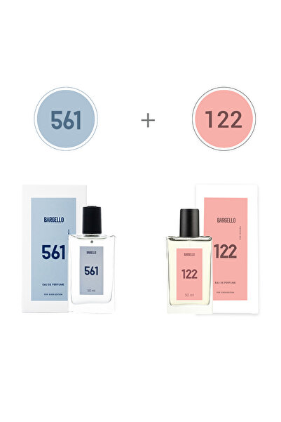 Bargello Kadın & Erkek Parfüm Seti 122 Oriental 561 Fresh 50 ml Edp
