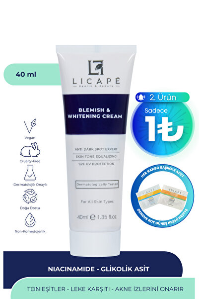 Licape Leke Kremi Ve Cilt Beyazlatıcı Krem 40ml