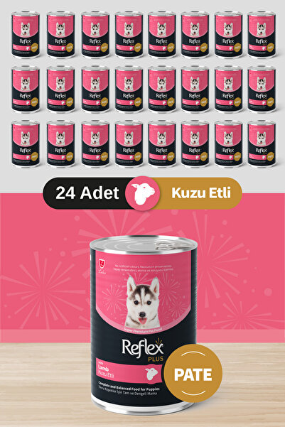 Reflex Plus Pate İçinde Et Parçacıklı Yavru Köpek Maması 395 Gr*24 ADET
