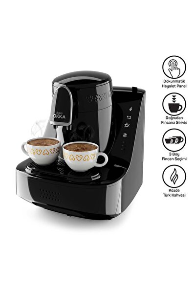 Arzum Ok0040 Okka Elite Turkish Coffee Maker, Rich Foam, Rich Flavor, 2 Cup C...