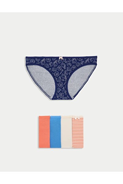 Marks & Spencer 5 kusů bavlněných kalhotek střihu bikini s Lycra™