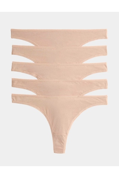Marks & Spencer 5pk Pure Cotton Thongs