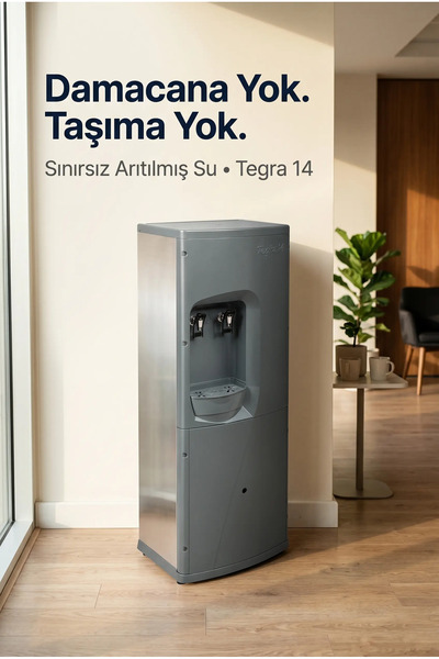 watalina Tegra 14 Arıtmalı Soğuk ve Ilık Su Sebili 5 Aşamalı RO Sistemi Ofis ...