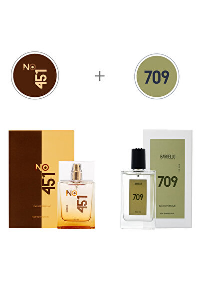 Bargello No.451 Unısex 50 Ml + 709 Erkek 50 Ml Orıental Unisex & Erkek Parfüm...