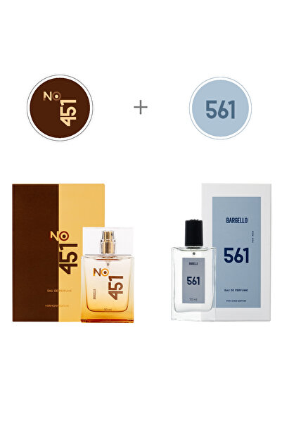 Bargello No.451 Unısex 50 Ml + 561 Erkek 50 Ml Fresh Unisex & Erkek Parfüm Seti
