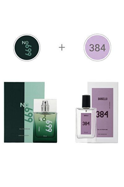 Bargello No.669 Erkek 50 Ml + 384 Kadın 50 Ml Floral Erkek & Kadın Parfüm Seti