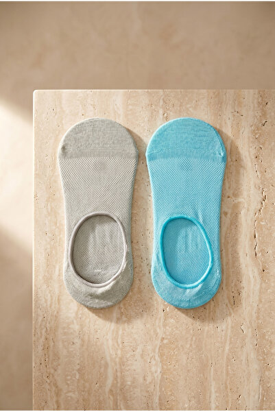 Katia&Bony Γυναικείες κάλτσες μπαλαρίνας 2 τεμαχίων βασικού χρώματος αόρατες ...