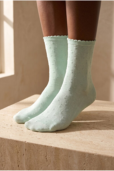 Katia&Bony Πράσινες παχύρρευστες γυναικείες κάλτσες