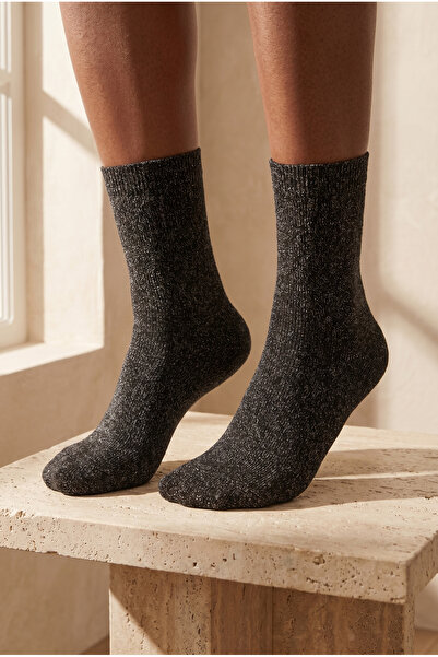 Katia&Bony Γυναικείες κάλτσες New Shine Socket Μαύρες