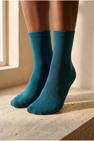 Katia&Bony Γυναικείες Οικογενειακές Βασικές Κάλτσες Πράσινες